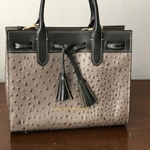 Dooney Bourke Ostrich Grey Tote